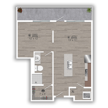 Studio A 3342 floor plan